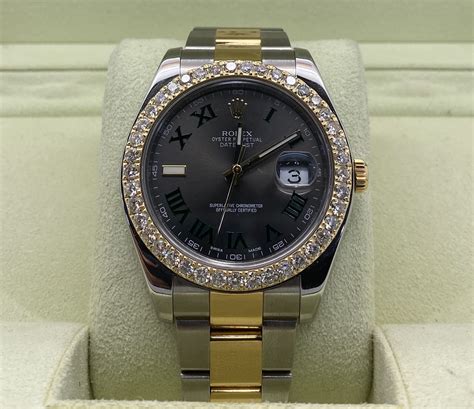 rolex dj39 diamond bezel|Rolex diamond bezel upgrades.